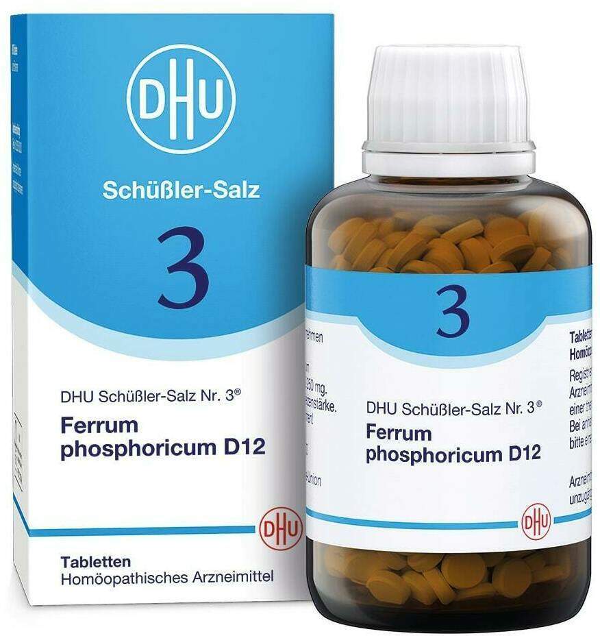 Dhu Schüßler-Salz Nr. 3 Ferrum Phosphoricum D12 900 Tabletten