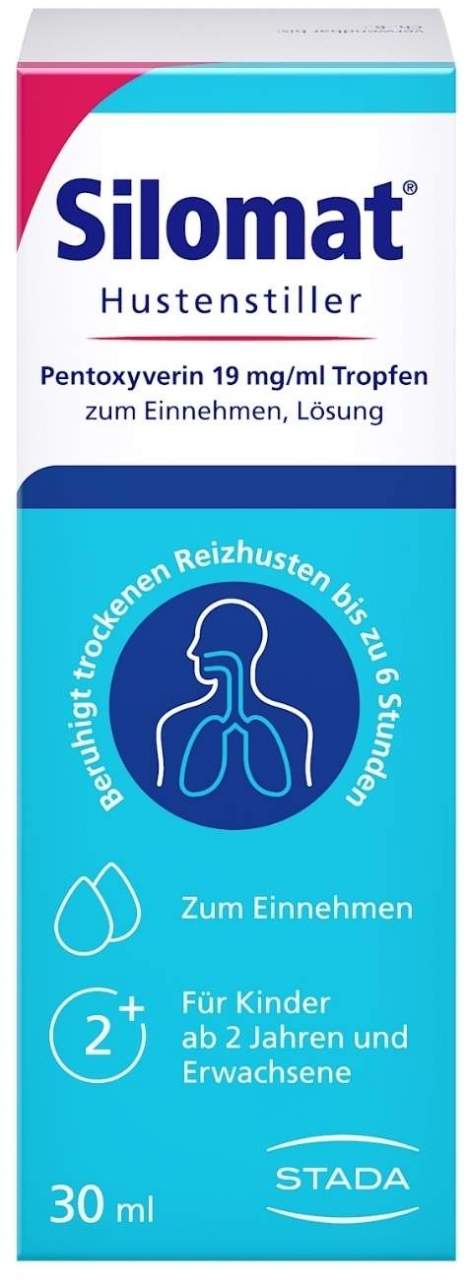 Silomat Hustenstiller Pentoxyverin 19 mg je ml 30 ml Tropfen