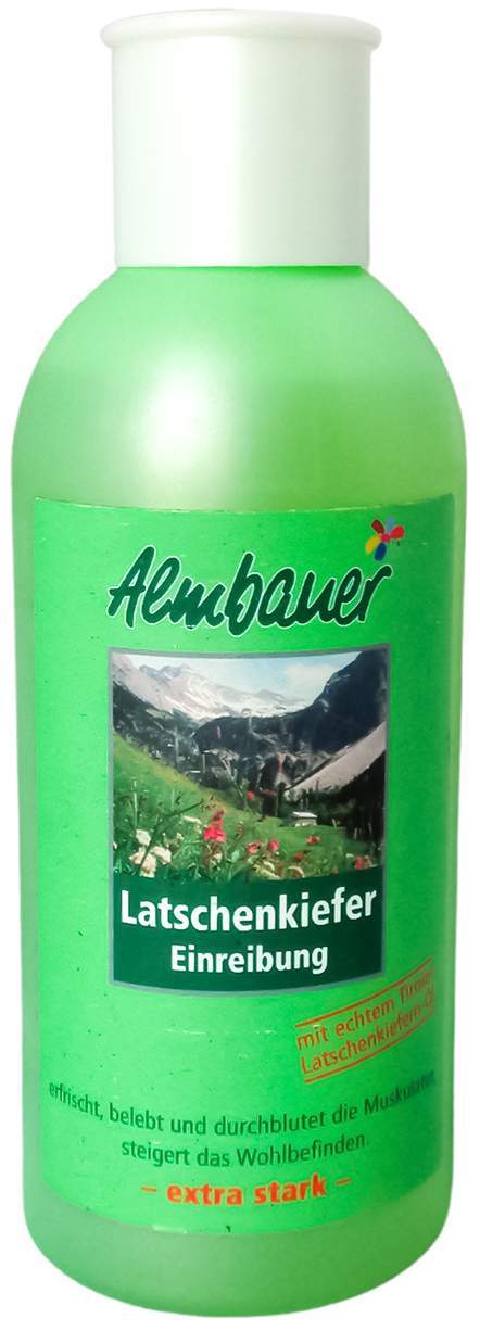 Almbauer Latschenkiefer Einreibung Extra Stark 250 ml