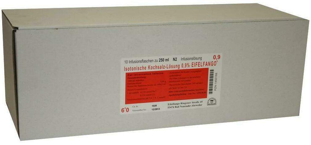 Kochsalzlösung 0,9 % Infusionslösung 10 X 250 ml