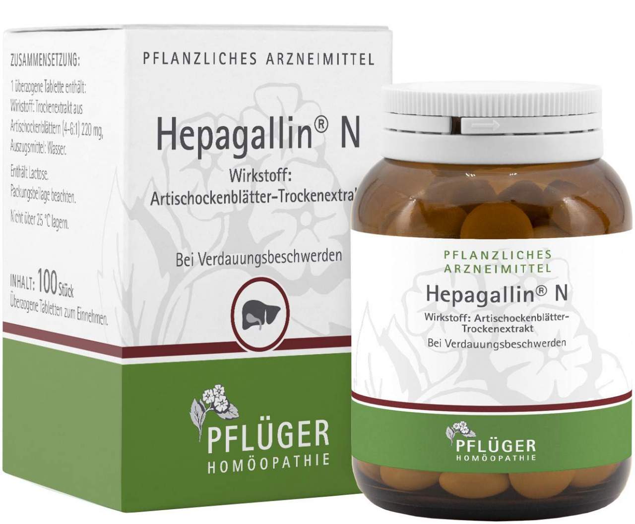 Hepagallin N 100 Dragees
