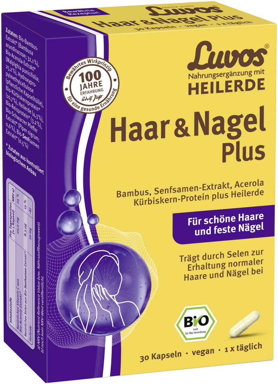 Luvos Heilerde Bio Haar & Nagel Plus Kapseln 30 Stück