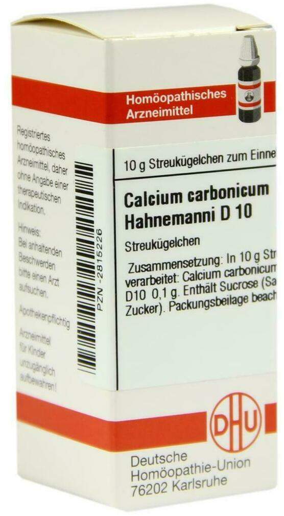 Dhu Calcium Carbonicum Hahnemanni D10 Globuli