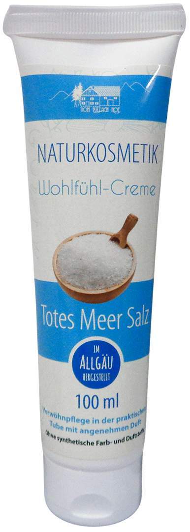 Totes Meer Salz Creme Naturkosmetik Pullach Hof 100 ml - Zur Feuchtigkeitspflege der Haut