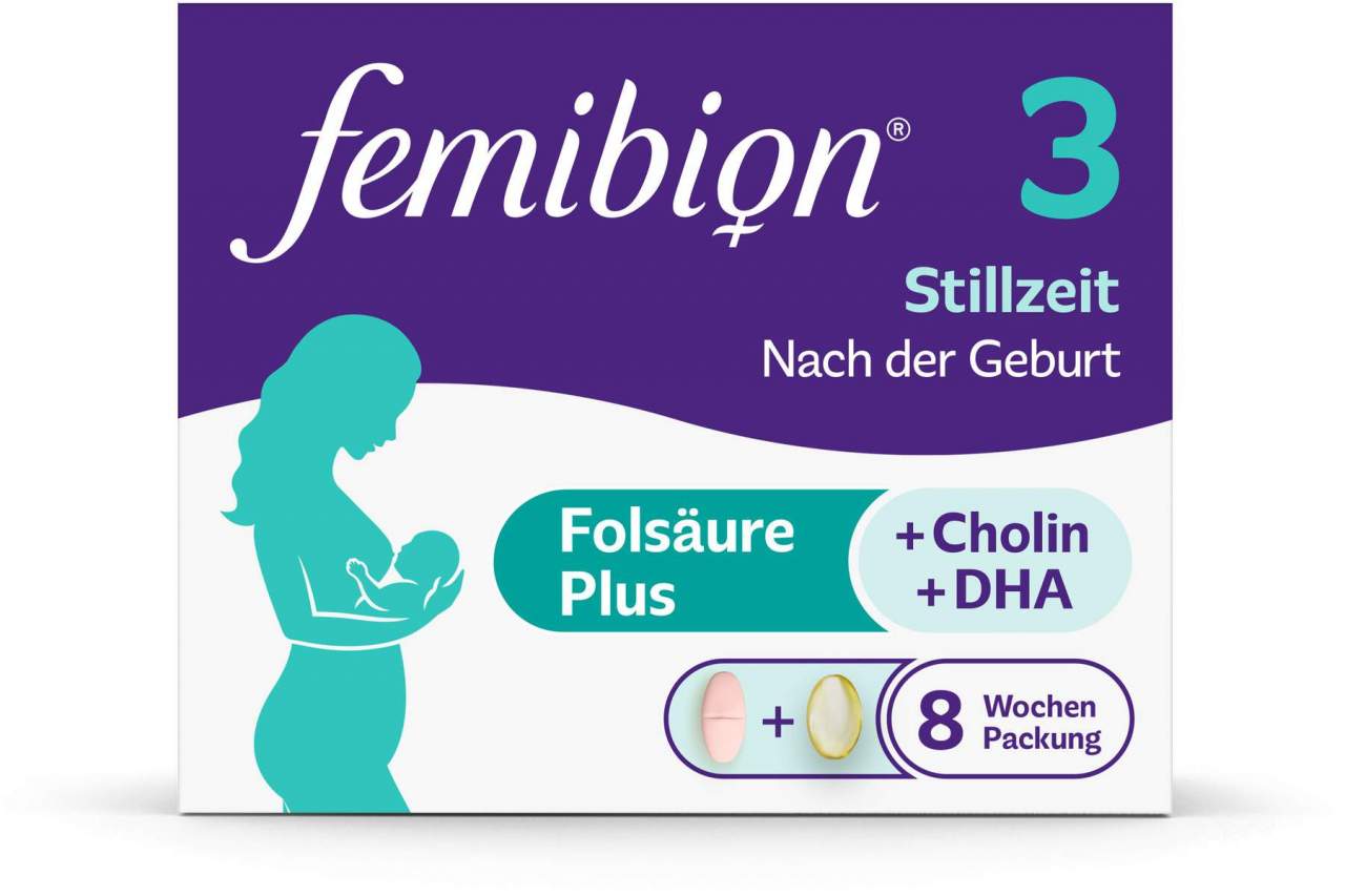 Femibion 3 Stillzeit 56 Tabletten und 56 Kapseln Kombipackung