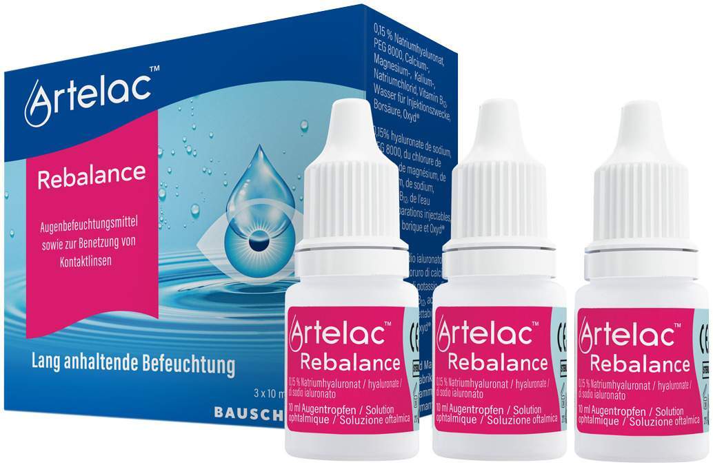 Artelac Rebalance Augentropfen 3 x 10 ml