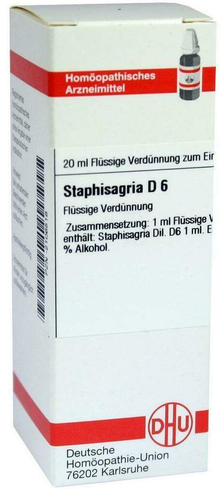 Dhu Staphisagria D6 20 ml Dilution