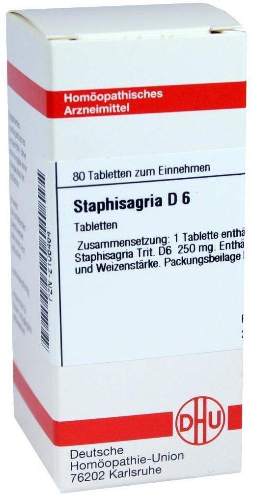 Dhu Staphisagria D6 80 Tabletten
