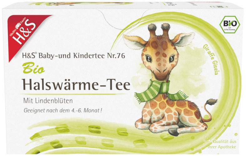 H&S Bio Halswärme-Tee Baby- und Kindertee Fbtl.