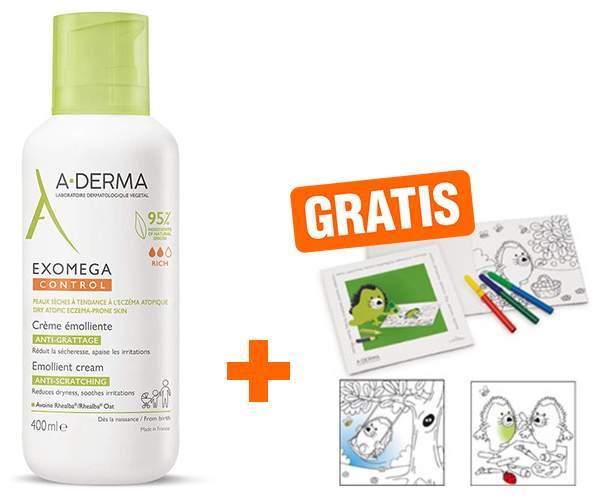 A-Derma Exomega Control Creme rückfettend 400 ml