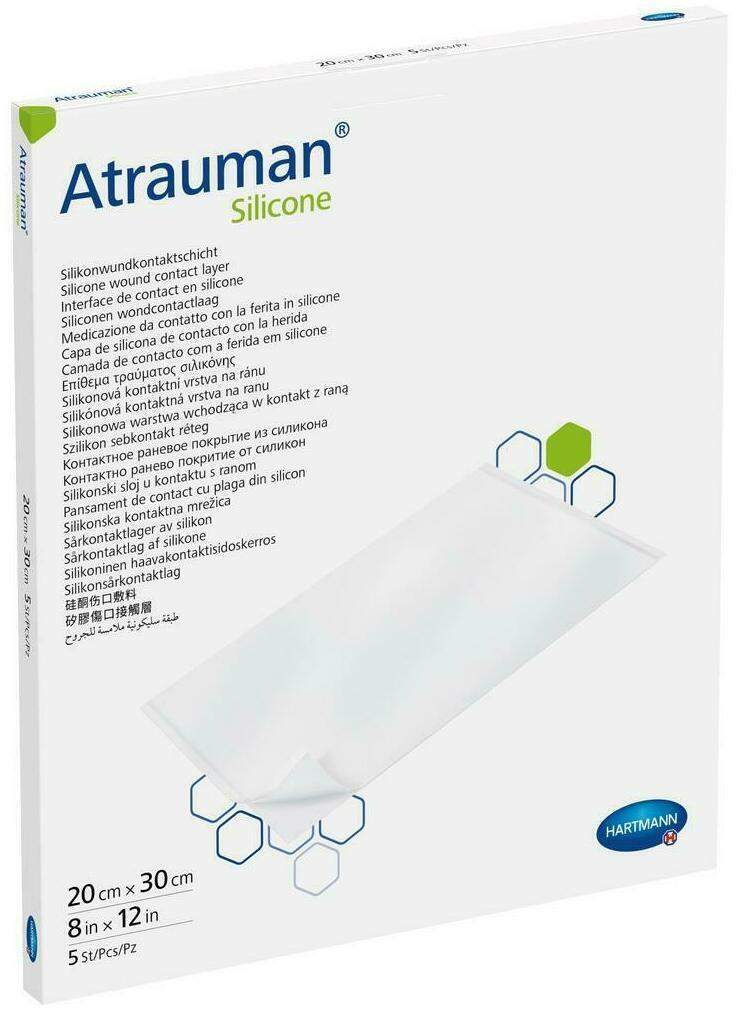 Atrauman Silicone Steril 20x30 cm Kompressen