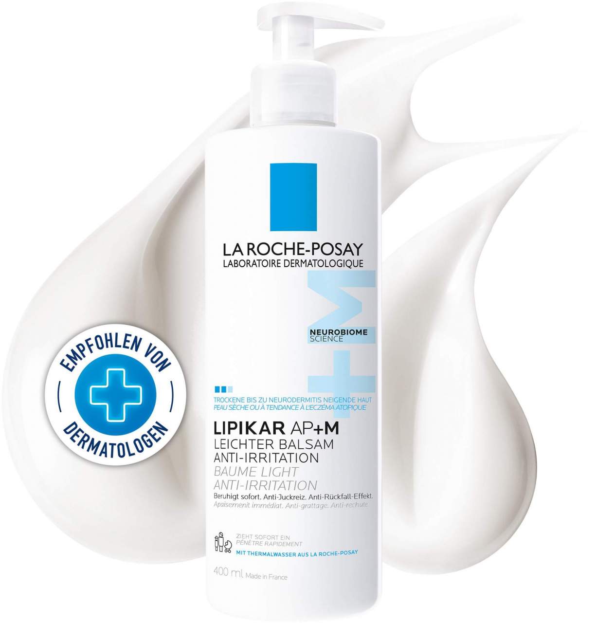 La Roche Posay Lipikar Baume light AP+M leichter Balsam 400 ml