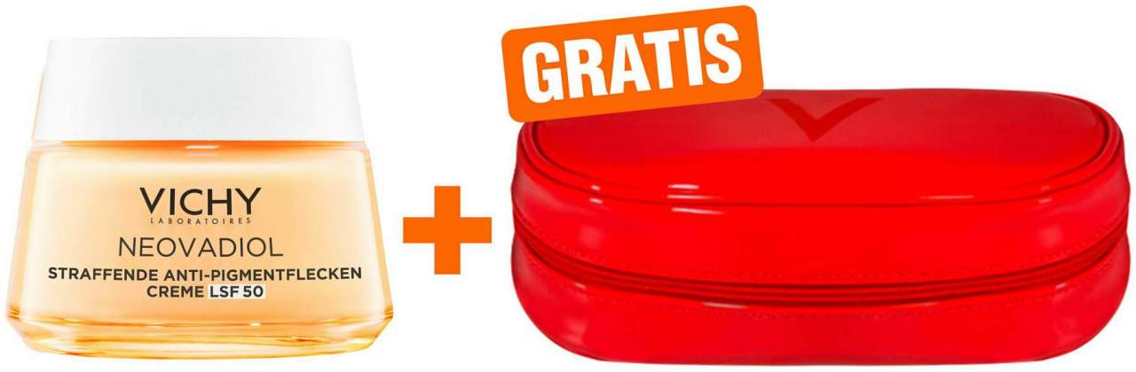 Vichy Neovadiol Anti-Pigment Creme LSF50 50 ml + gratis Kosmetiktasche 1 Stück