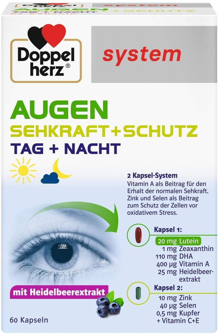 Doppelherz System Augen Sehkraft + Schutz 60 Kapseln