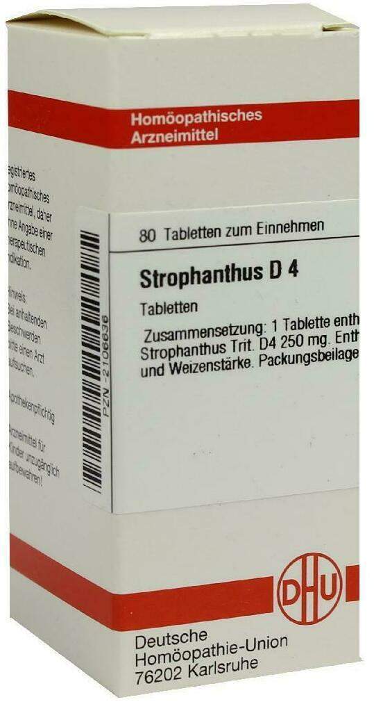 Dhu Strophanthus D4 80 Tabletten
