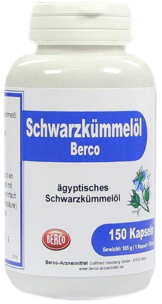 Schwarzkümmelöl Berco 150 Kapseln