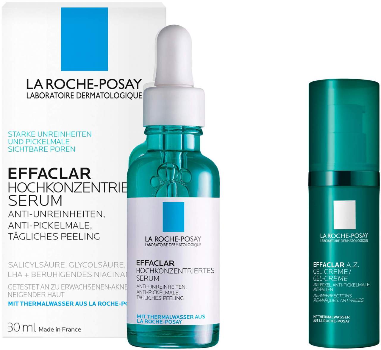La Roche Posay Effaclar A.Z. Gel Creme 40 ml + Roche Posay Effaclar Serum 30 ml