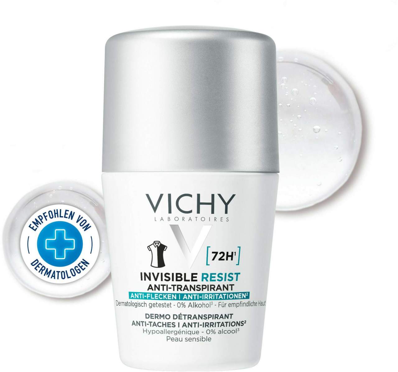 Vichy Deo Roll On Anti Flecken Invisible 50 ml