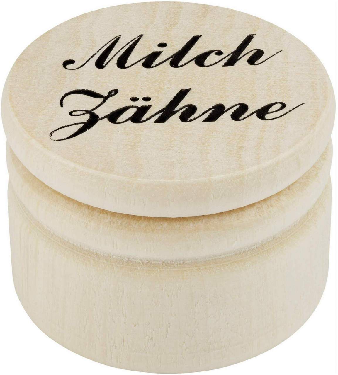 Milchzahndose Holz 3,5 cm