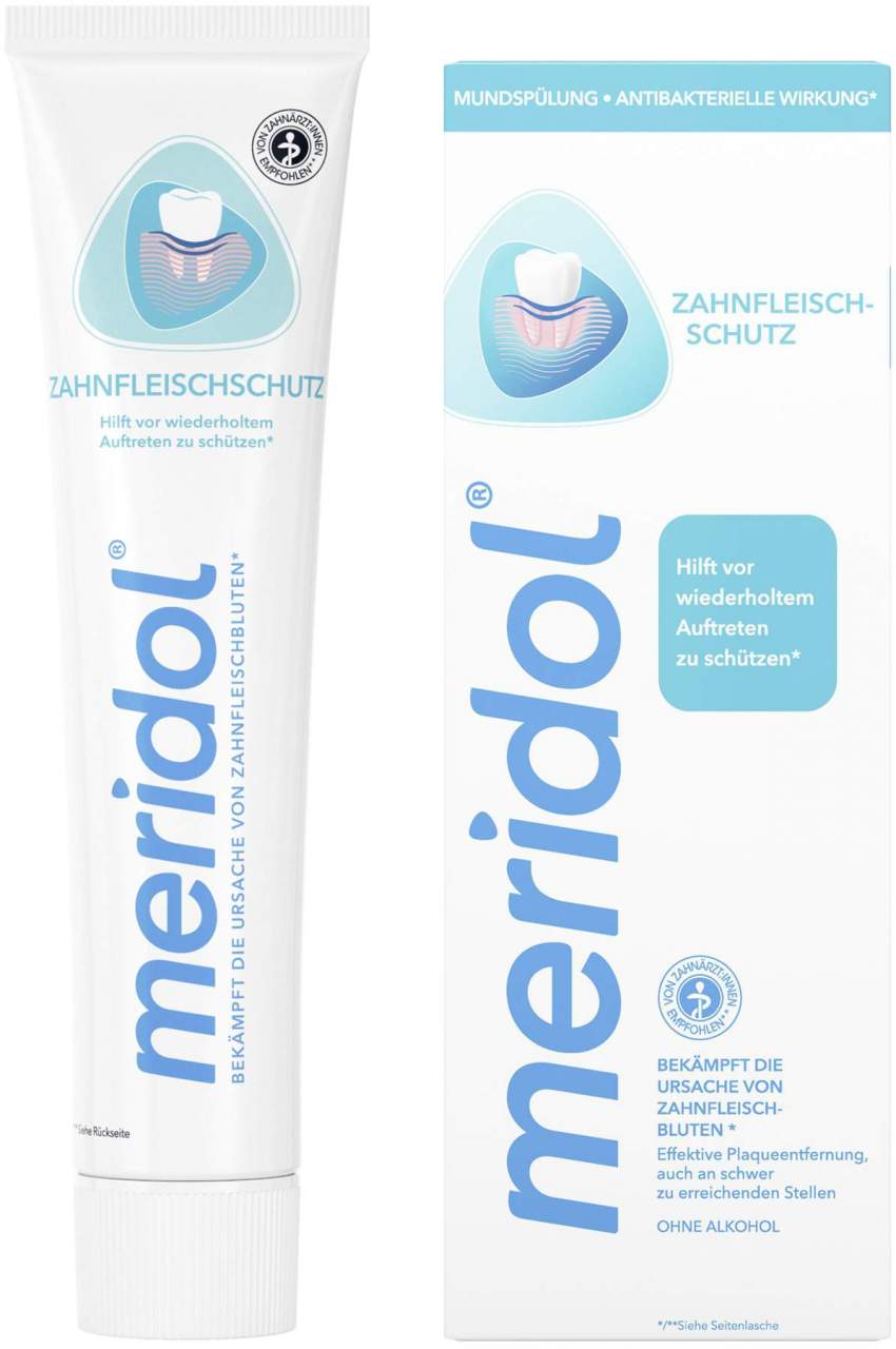 Meridol Zahnpasta 75 ml + 400 ml Meridol Mundspüllösung
