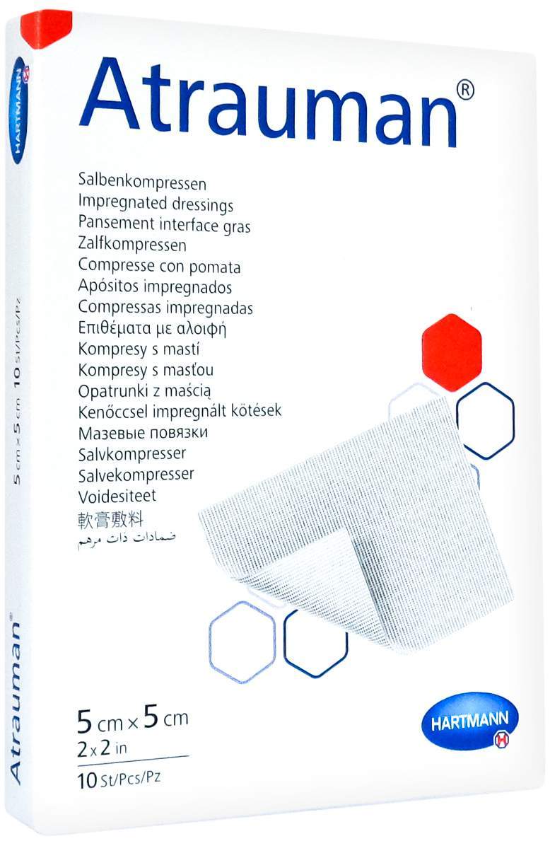 Atrauman 5 X 5 cm Steril Kompressen 10 Kompressen