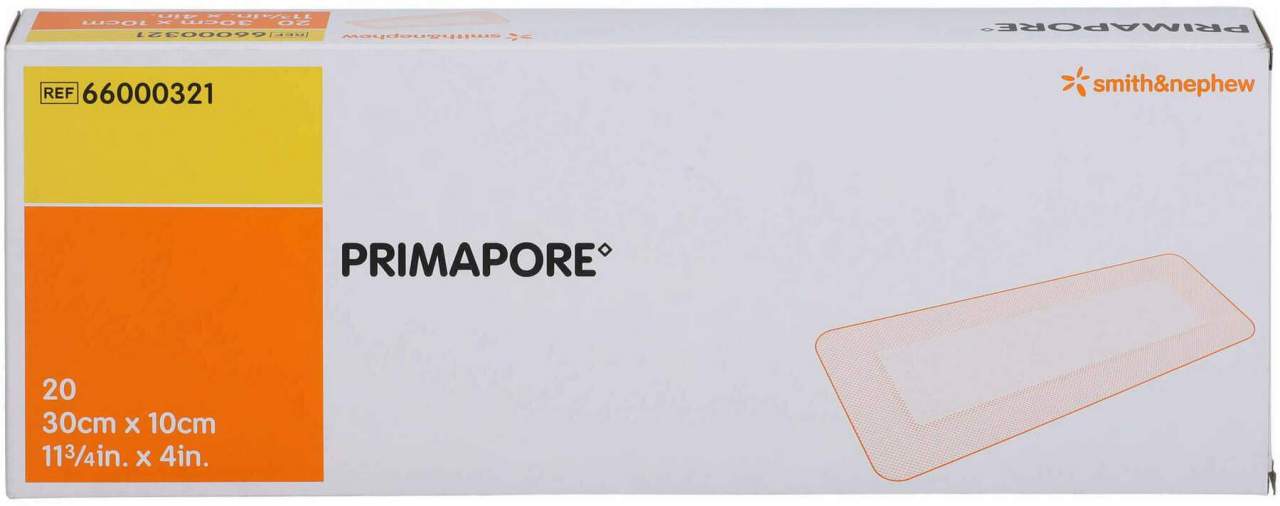 Primapore Wundverb. 30x10 cm Steril