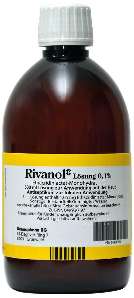Rivanol Lösung 0,1% 500 ml