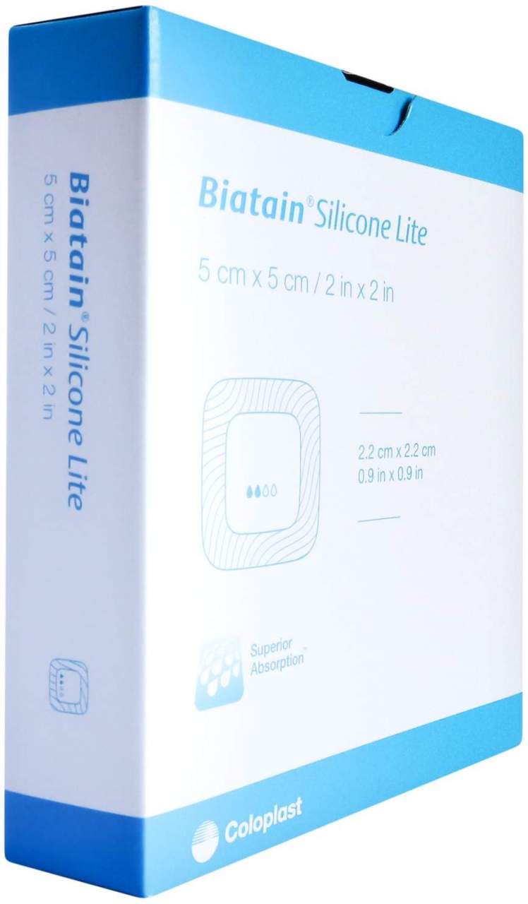 Biatain Silicone Lite Schaumverband 5x5 cm
