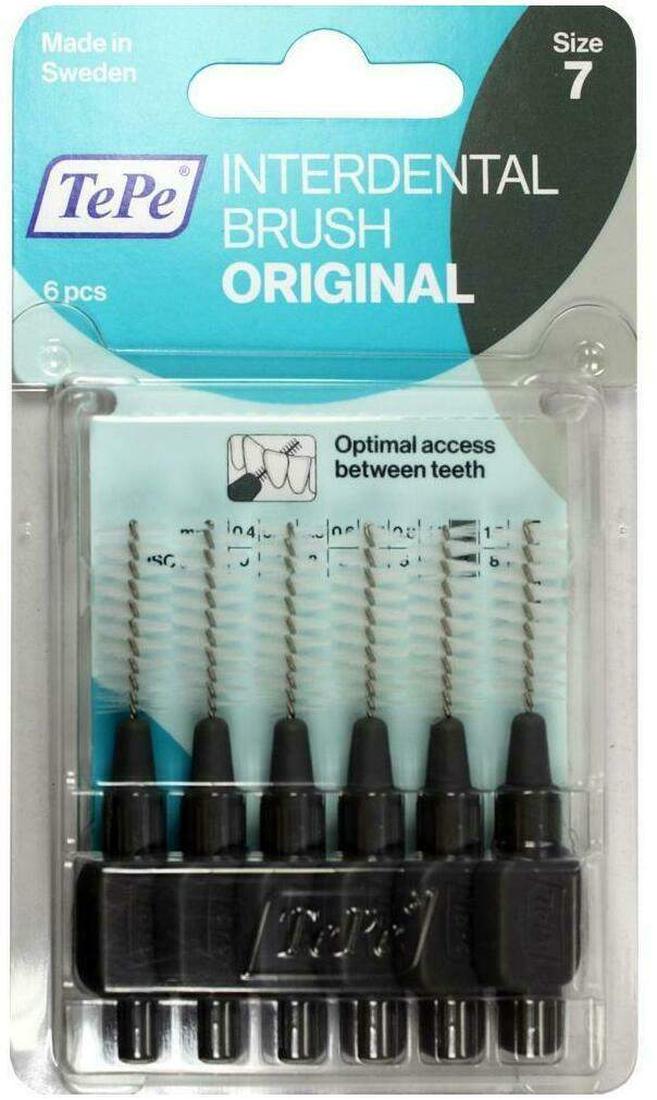 Tepe Interdentalbürste 1,3 mm Grau 6 Stück