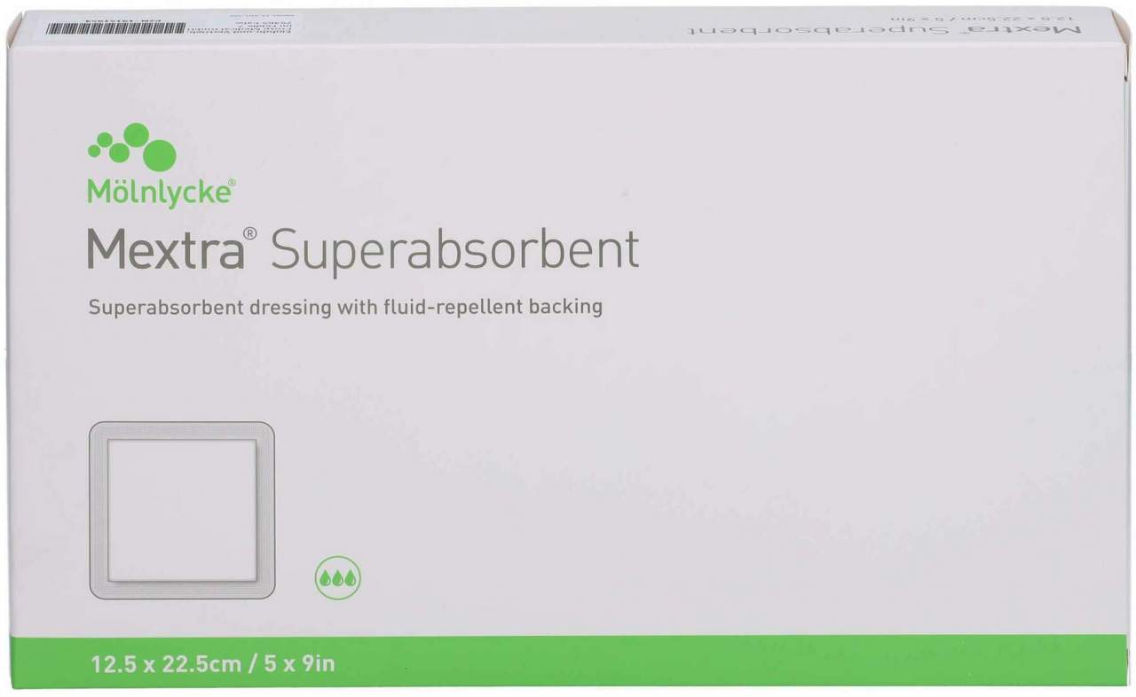 Mextra Superabsorbent Verband 12,5x22,5 cm