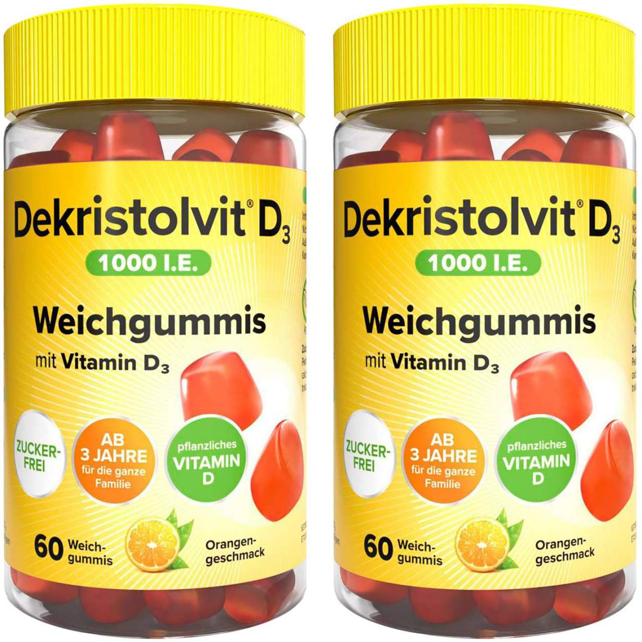 Dekristolvit D3 1000 I.E. 2 x 60 Weichgummis