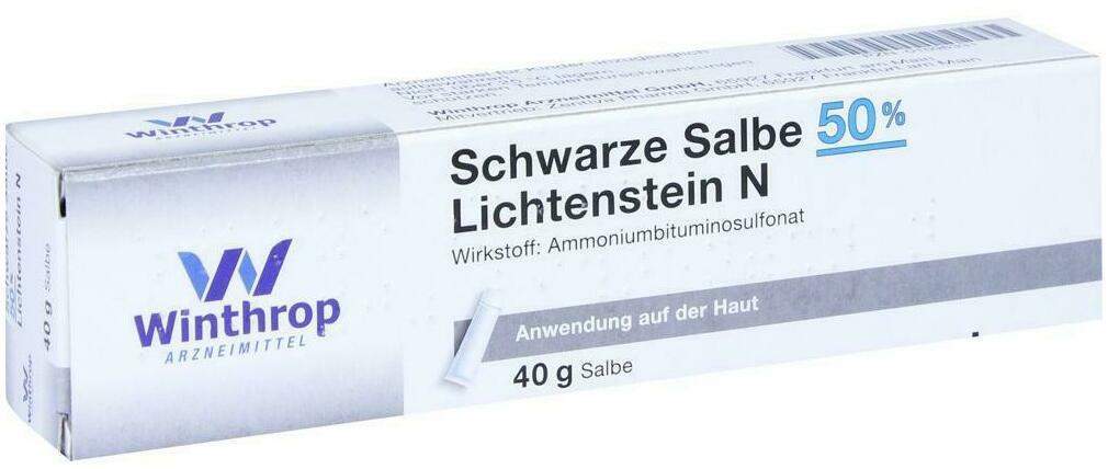 Schwarze Salbe 50% Lichtenstein N 40 g