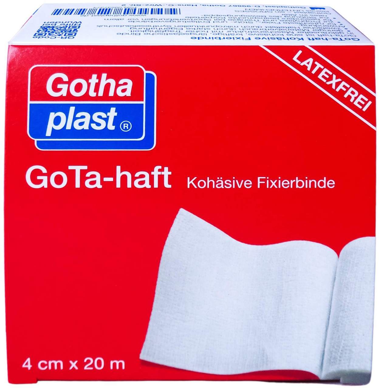 Gota Haft Kohaesive Fixierbinde 4cmx20m Latexfrei