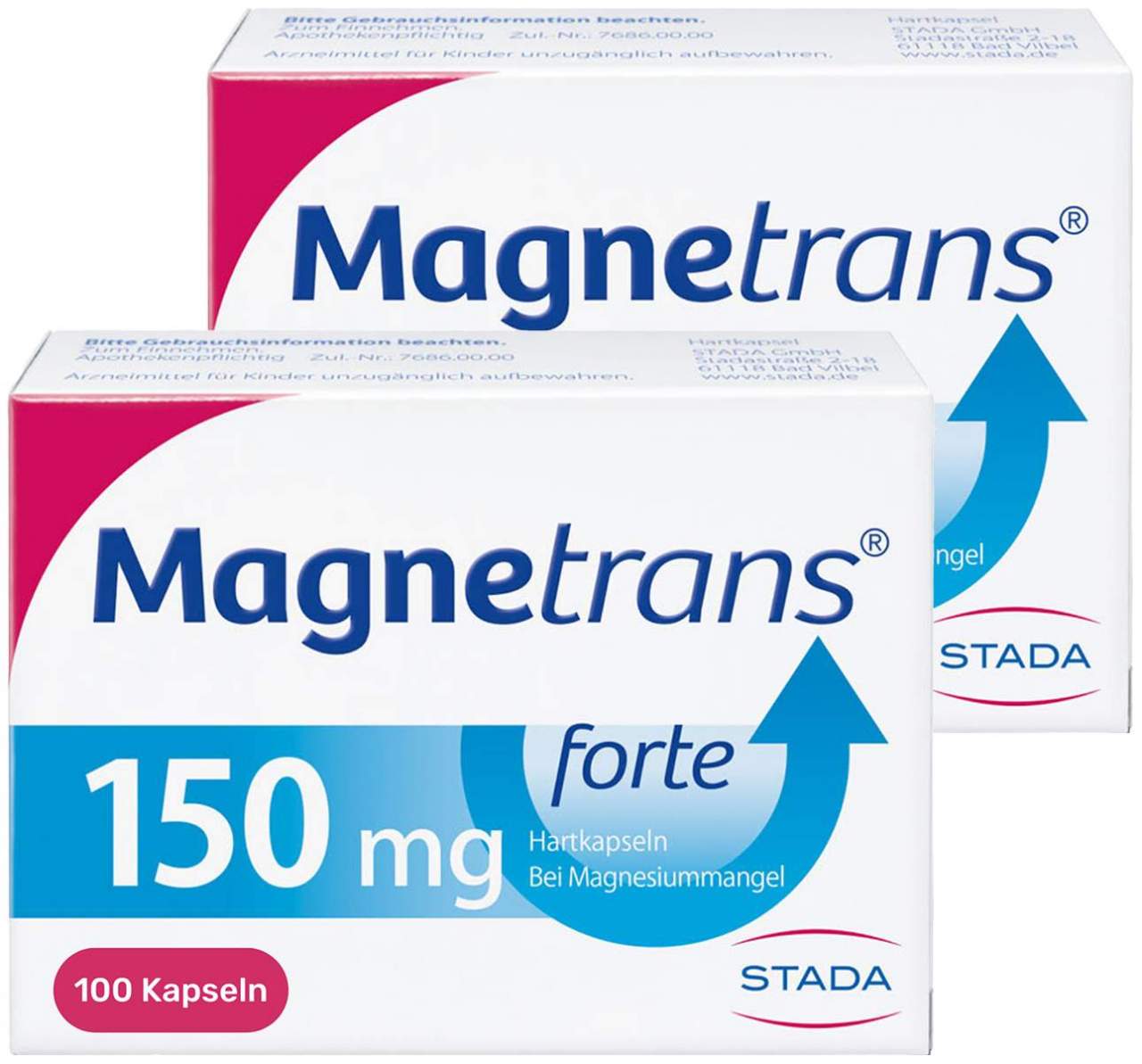 Magnetrans forte 150 mg 2 x 100 Kapseln