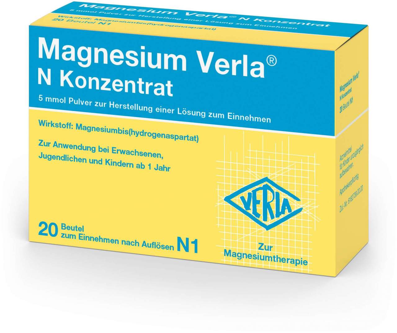 Magnesium Verla N Konzentrat 20 Pulver