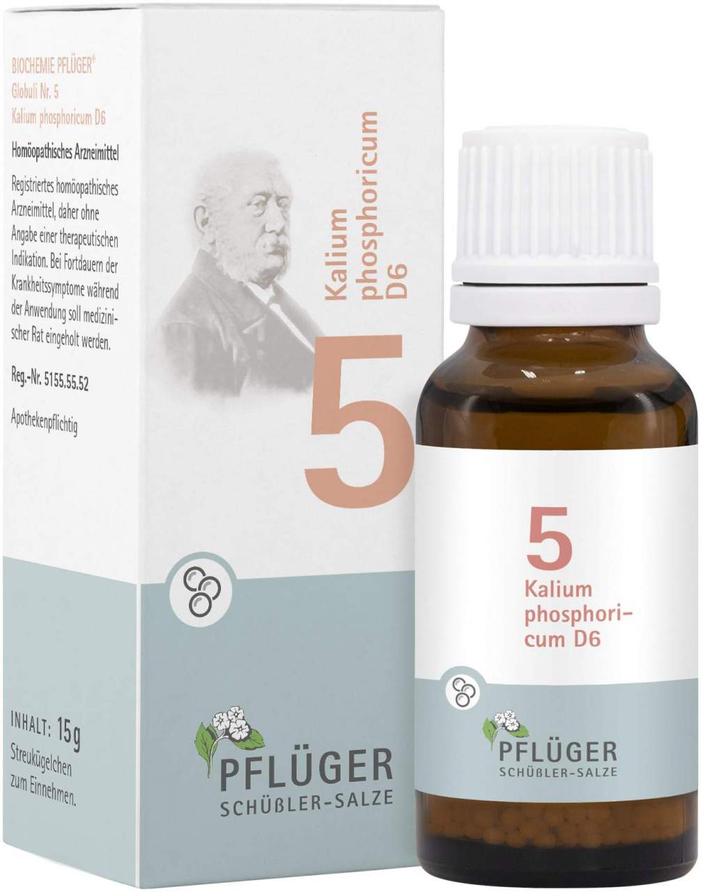 Biochemie Pflüger Nr. 5 Kalium Phosphoricum D6 15 G Globuli