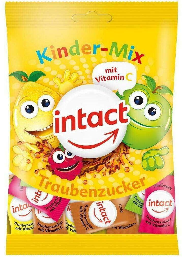Intact Traubenzucker Beutel Kinder-Mix+vitamin C
