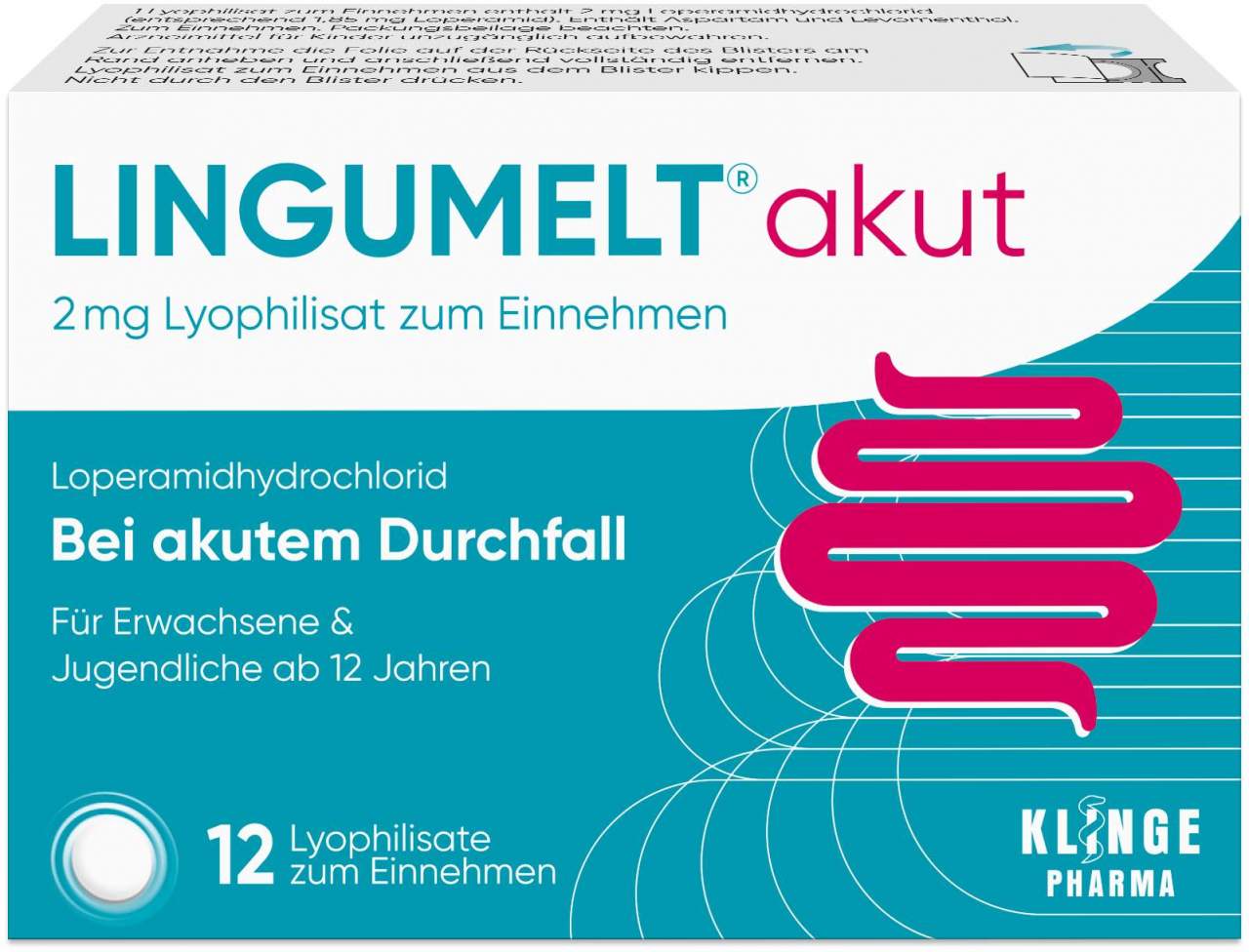 Lingumelt Akut 2 mg Lyophilisat zum Einnehmen 12 Stück