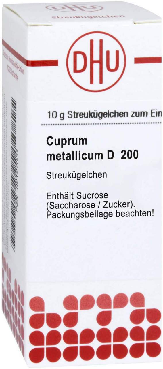 Dhu Cuprum Metallicum D200 Globuli 10 G