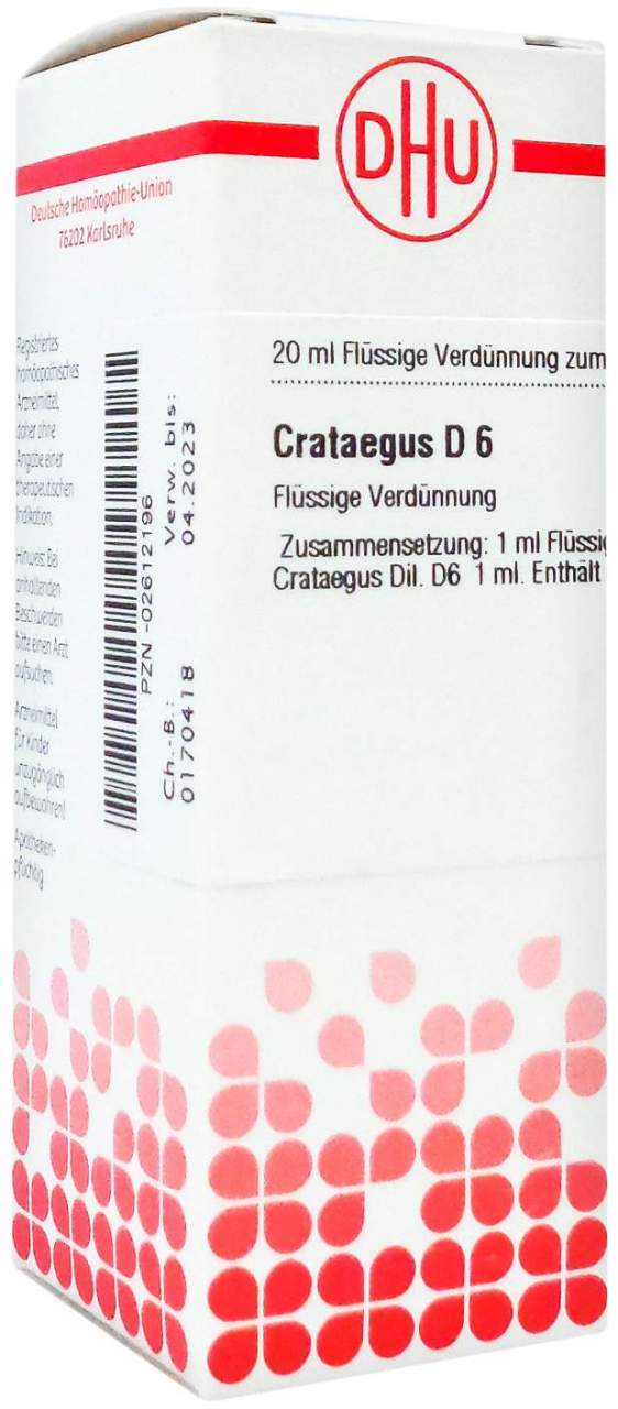 Dhu Crataegus D6 Dilution 20 ml