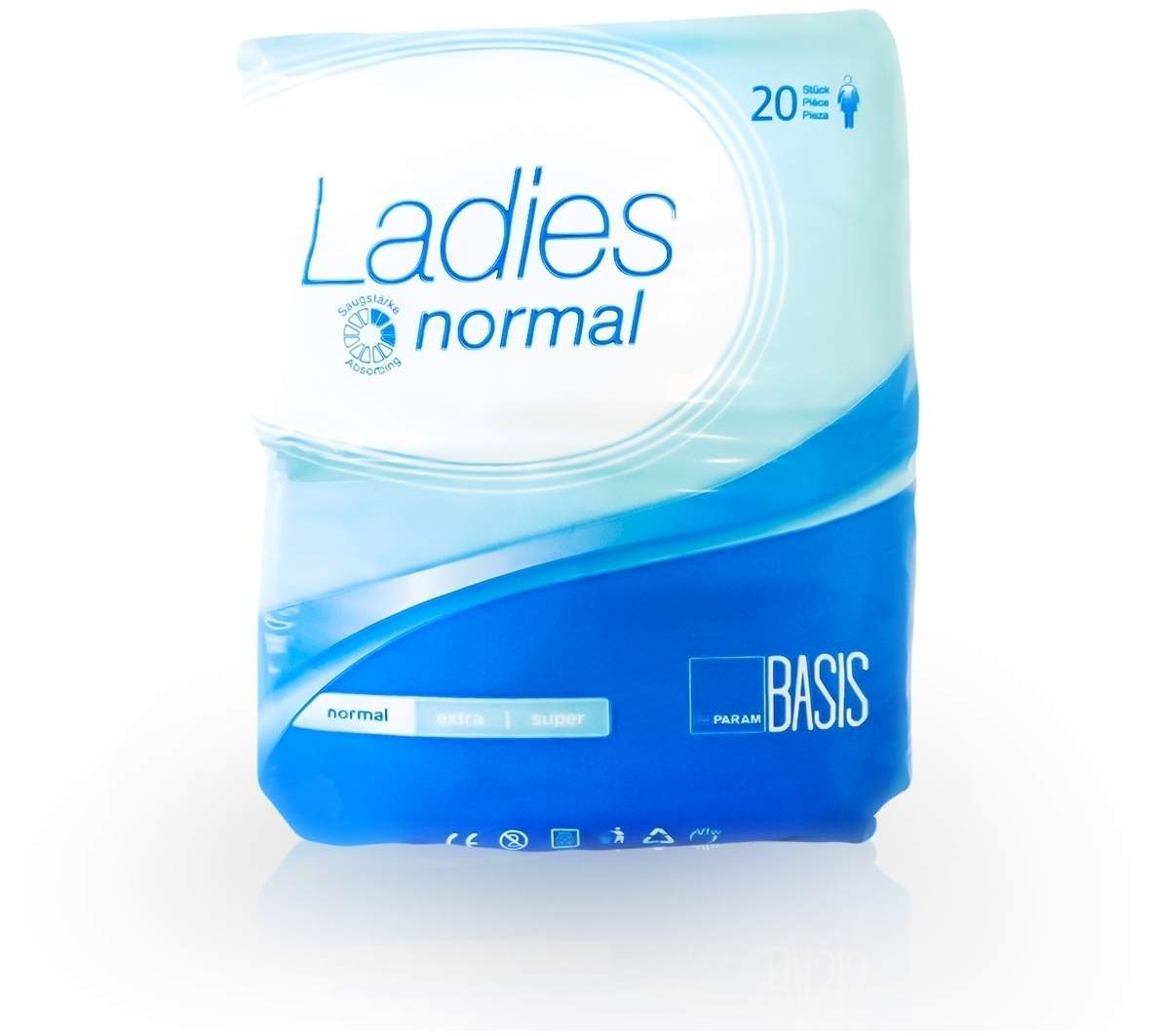 Param Ladies 20 Inkontinenzvorlagen Basis Normal