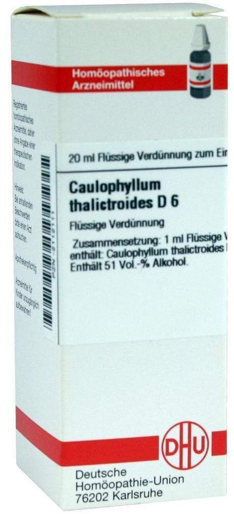 Dhu Caulophyllum Thalictroides D6 Dilution