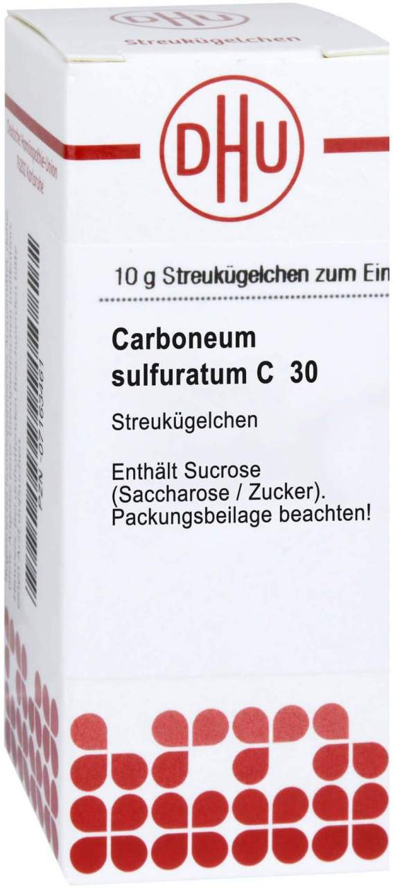 Dhu Carboneum Sulfuratum C30 10 G Globuli