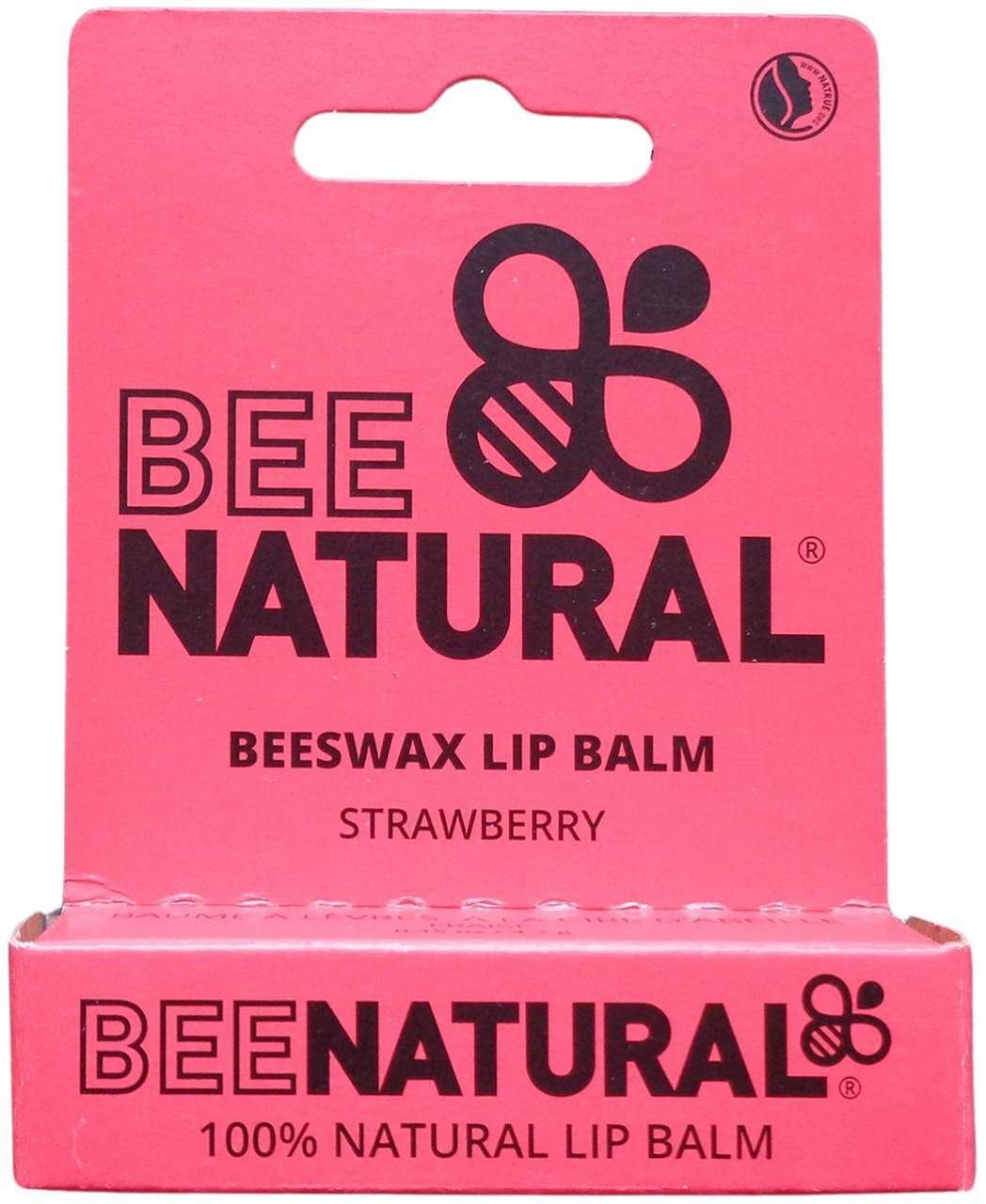 Bee Natural Lip Balm Strawberry-Erdbeere 4,2g