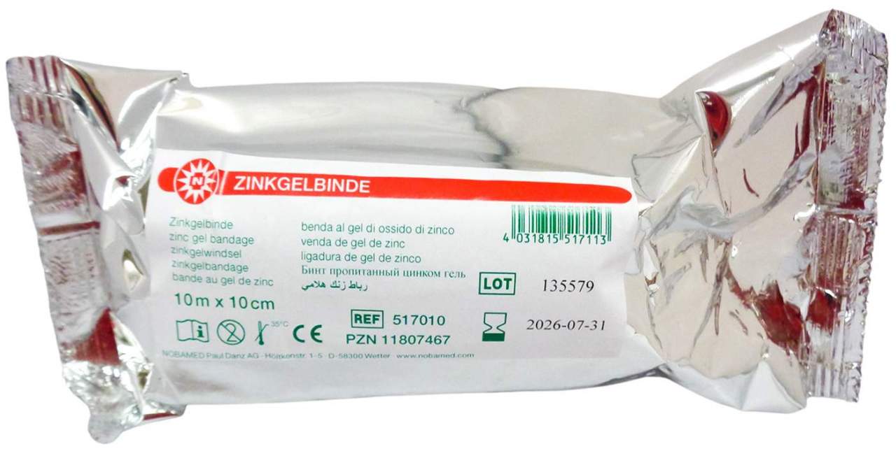 Zinkgelbinde 10 Cmx10 M