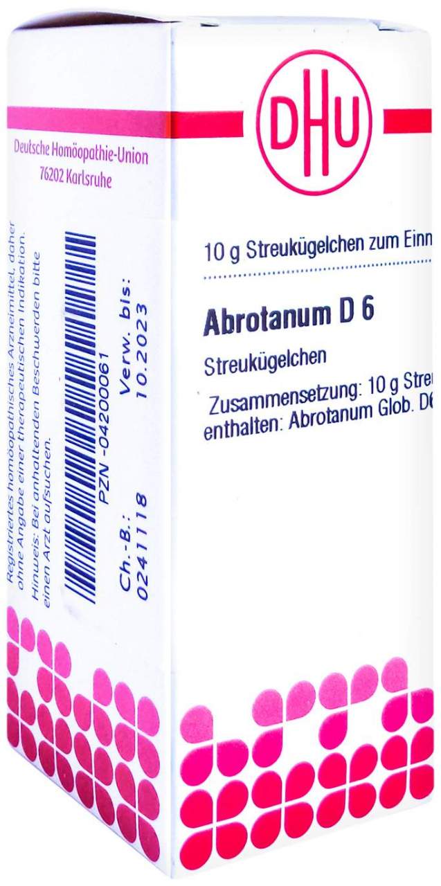 Dhu Abrotanum D6 Globuli