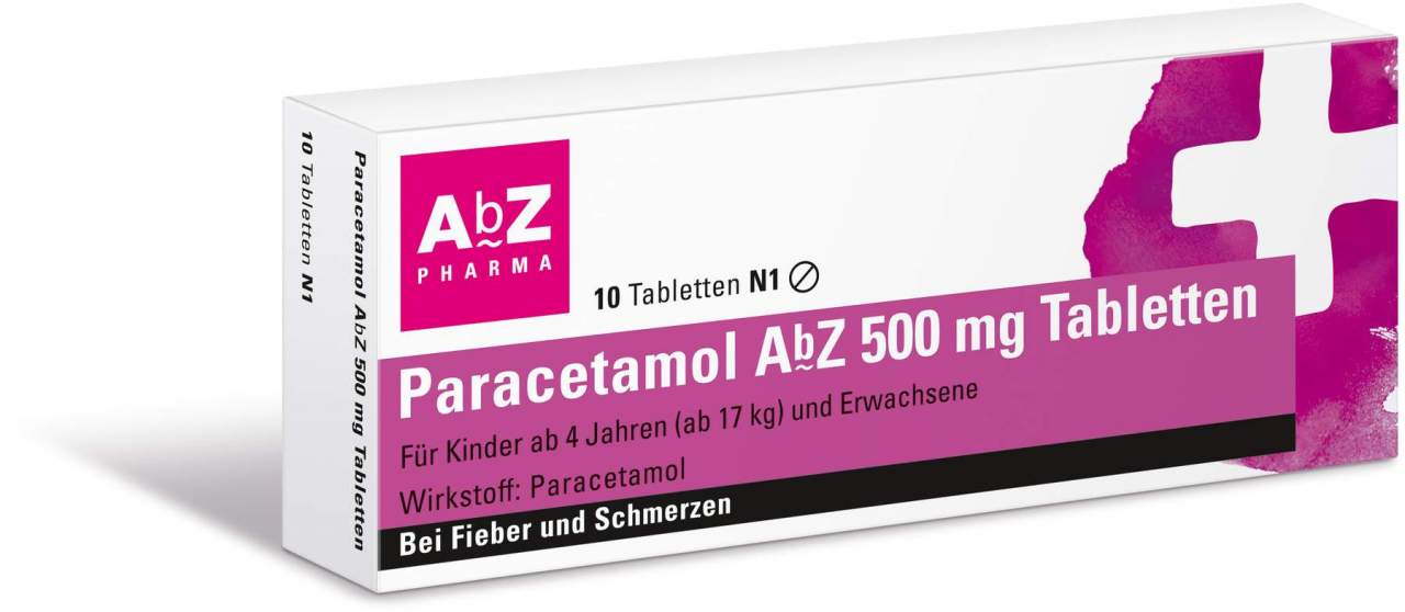Paracetamol Abz 500 mg 10 Tabletten