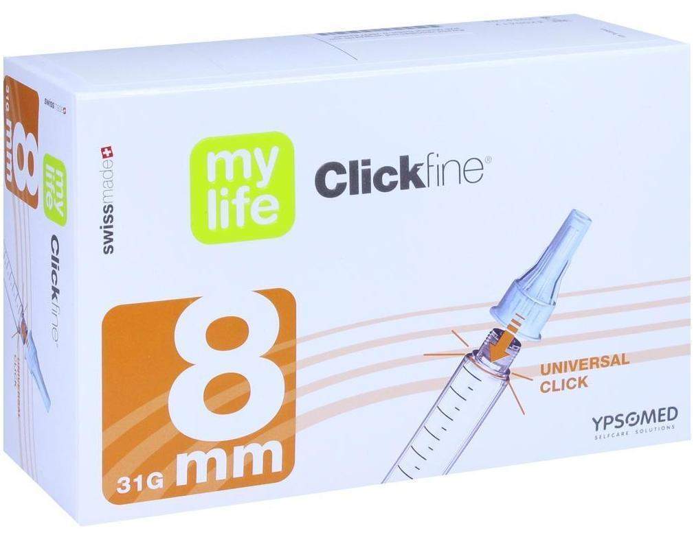 Mylife Clickfine Pen-Nadeln 8 mm