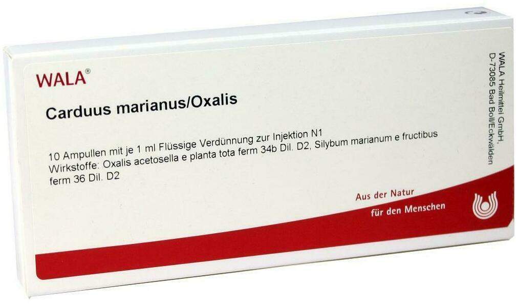 Wala Carduus Marianus Oxalis 10 X 1 ml Ampullen