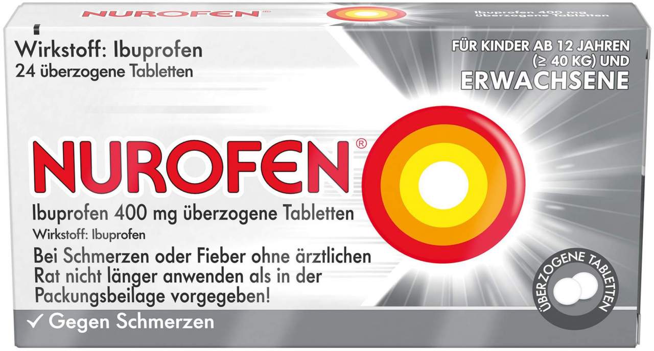 Nurofen Ibuprofen 400 24 Überzogene Tabletten